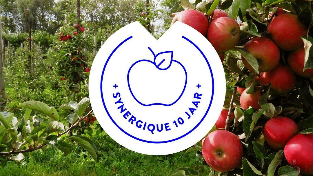 Image for Feest! Dit jaar vieren we dat Synergique 10 jaar bestaat. Dit zou groots gevierd worden met de opening van onze biologische appelboomgaard. Elk museum waarmee we hebben samengewerkt heeft daar een plek gekregen.Het oogstfeest stellen we een jaar uit.