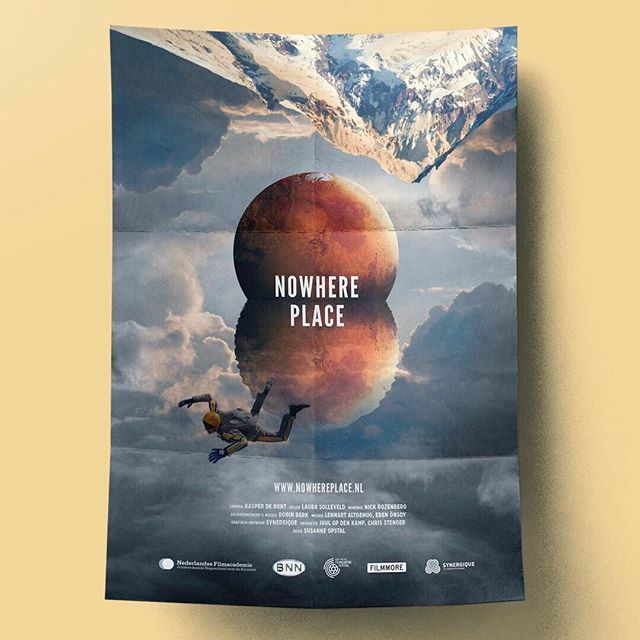 Image for Ruim 3 jaar geleden werden we gevraagd om de filmposter te maken voor de @filmacademie afstudeerfilm van @susanneopstal. #NowherePlace is een essayistische documentaire over het opzoeken grenzen, in letterlijke en figuurlijke zin, gecoproduceerd door
