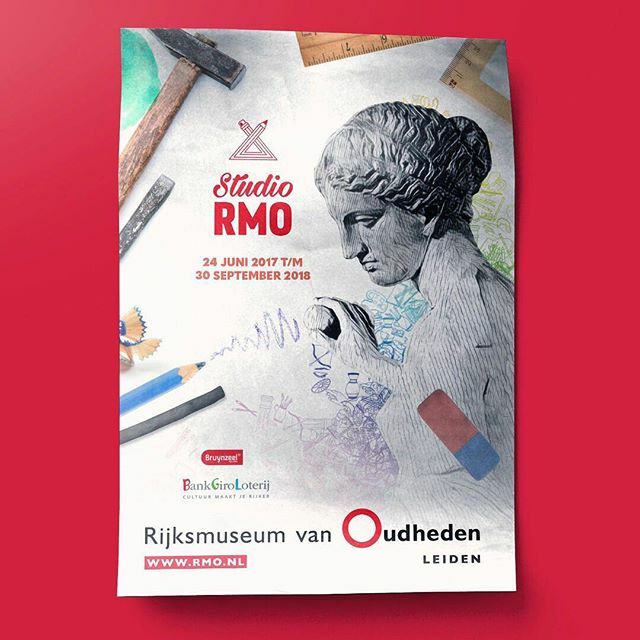 Image for Nu te zien! Bij @rijksmuseumvanoudheden, de actieve doe-tentoonstelling #StudioRMO. Houd tekengereedschap in de aanslag en leg Apollo, Venus of De discuswerper vast. Dat doe-gehalte hebben we ook naar de poster overgebracht. #posterspree
