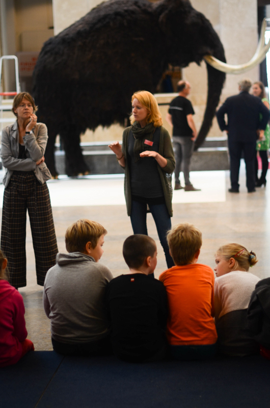 Image for In de Tempelzaal van het Rijksmuseum van Oudheden krijgt het testteam van IJstijd een introductie.